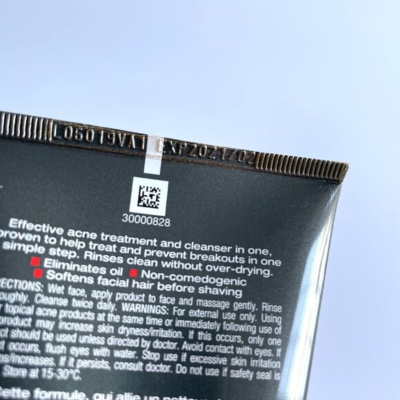 Neutrogena Men Skin Clearing Acne Wash Face Cleanser DISCONTINUED - Picture 4 of 4